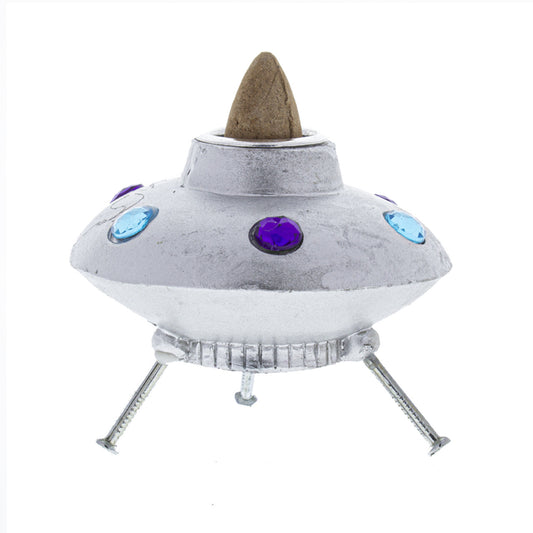 Space Ship Backflow Incense Burner