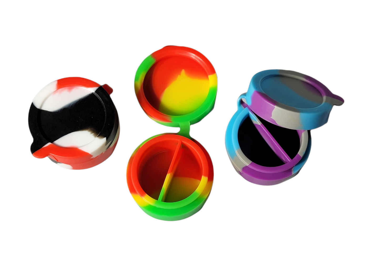 2 Sided Silicone Jars - 5ct