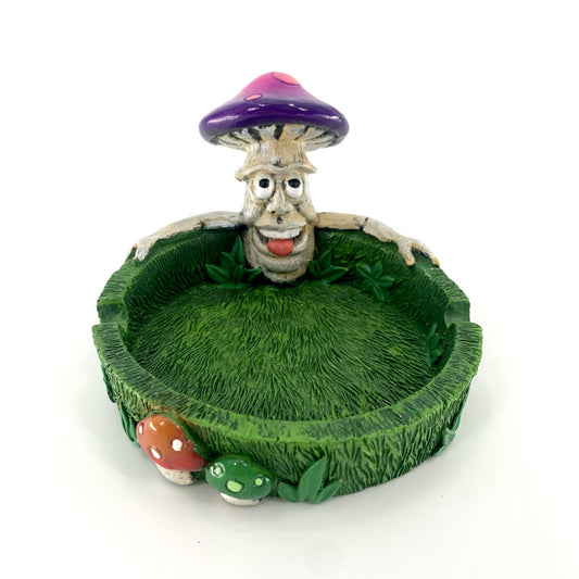 Mushroom Face Ashtray - 2ct