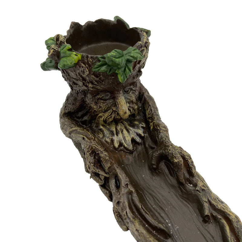 Green Man Incense Burner LED Eyes