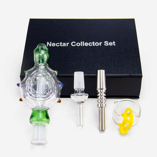 Glass Turtle Nectar Collector (322)