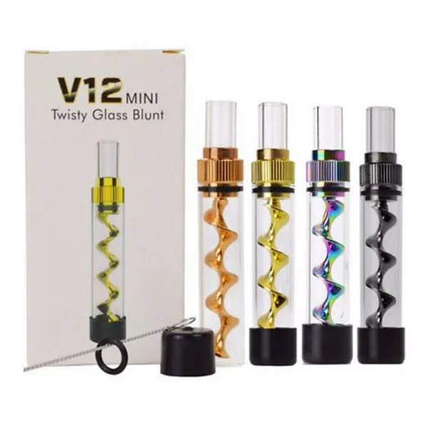 v12 Mini Twisty Glass Blunt (035)