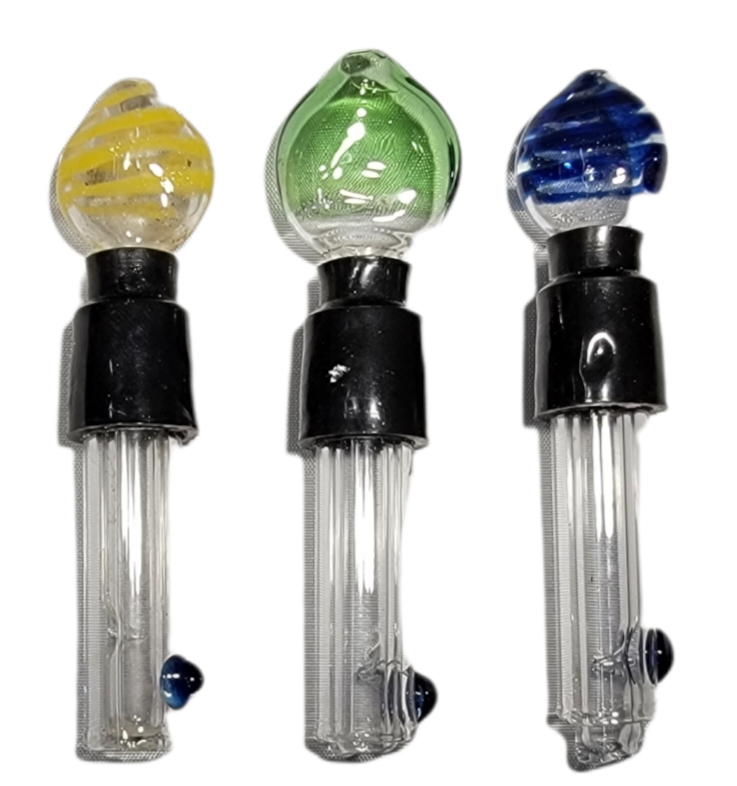 Glass Blunt / Push Pipe - 5ct