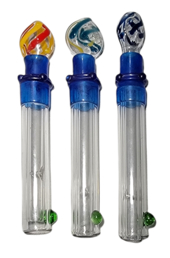 Glass Blunt / Push Pipe - 5ct