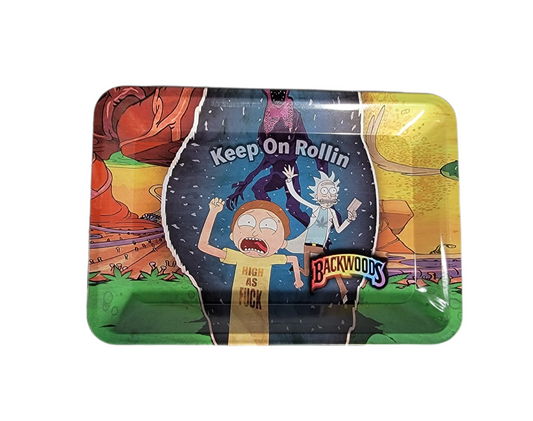 5"x7" Tray with Lid - Keep Rolling