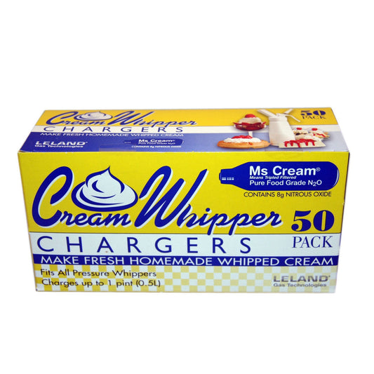 Leland Whipper Chargers - 50ct