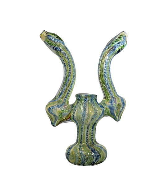 7" Double Mouth Bubbler