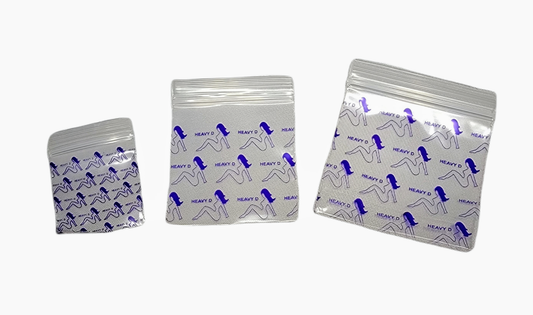 Plastic Zipper Bags - Blue 1000ct