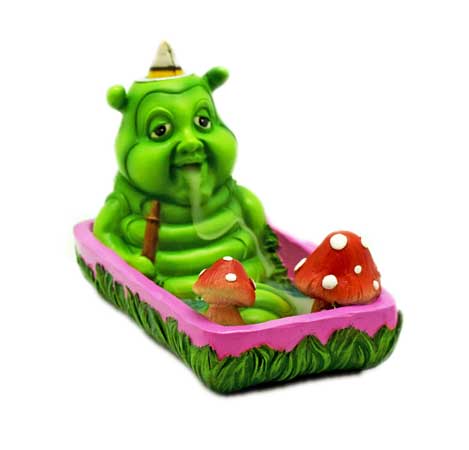 Caterpillar Backflow Incense Burner