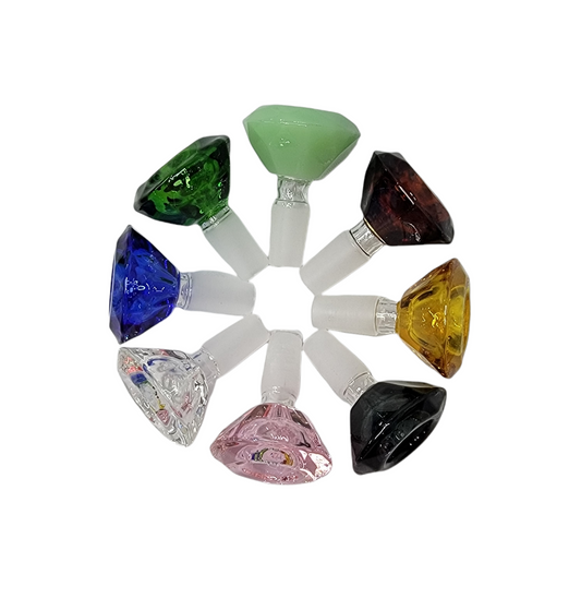 Glass Jewel Replacement Bowl 14mm Male - 5ct