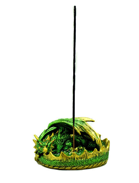 Green Dragon Ashtray / Incense Burner