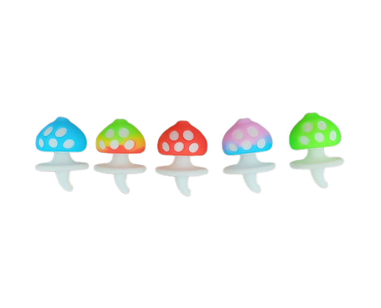 Silicone Mushroom Carb Cap - 5ct