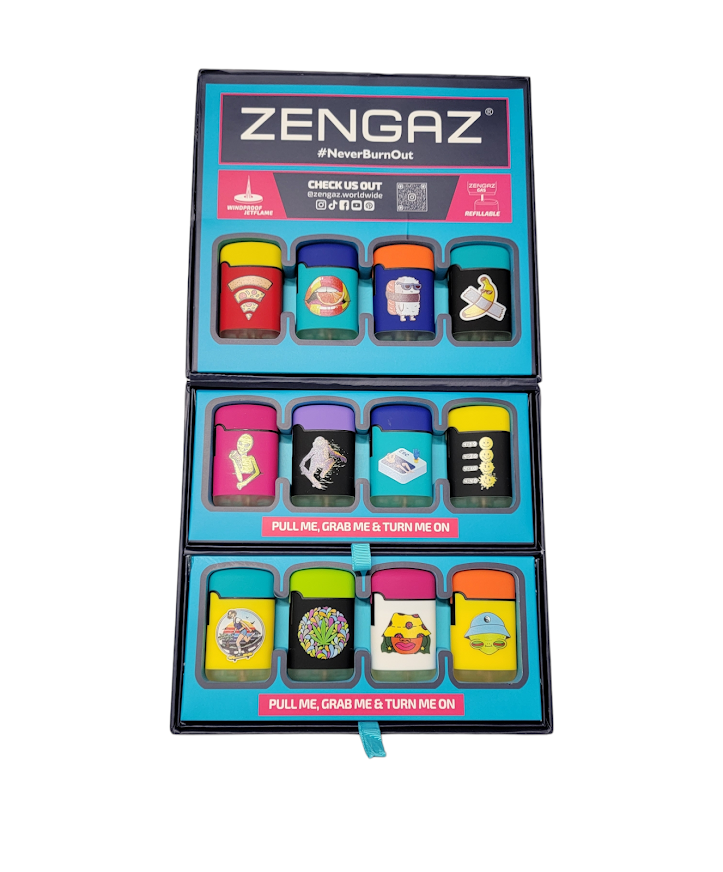 Zengaz Lighter - Cube Display