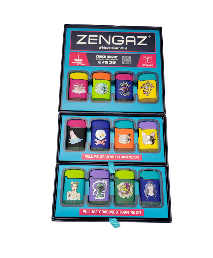 Zengaz Lighter - Cube Display