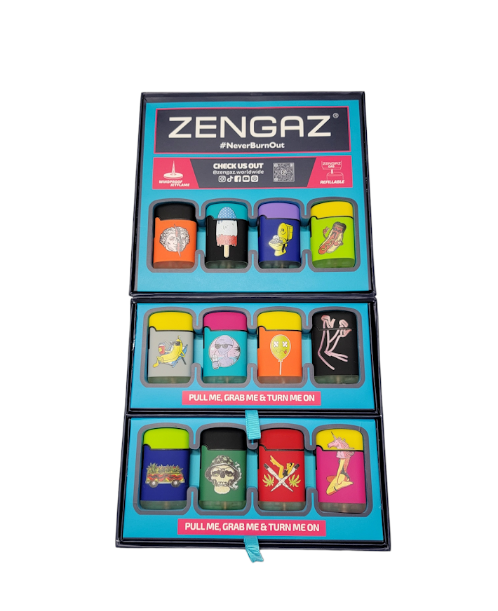 Zengaz Lighter - Cube Display