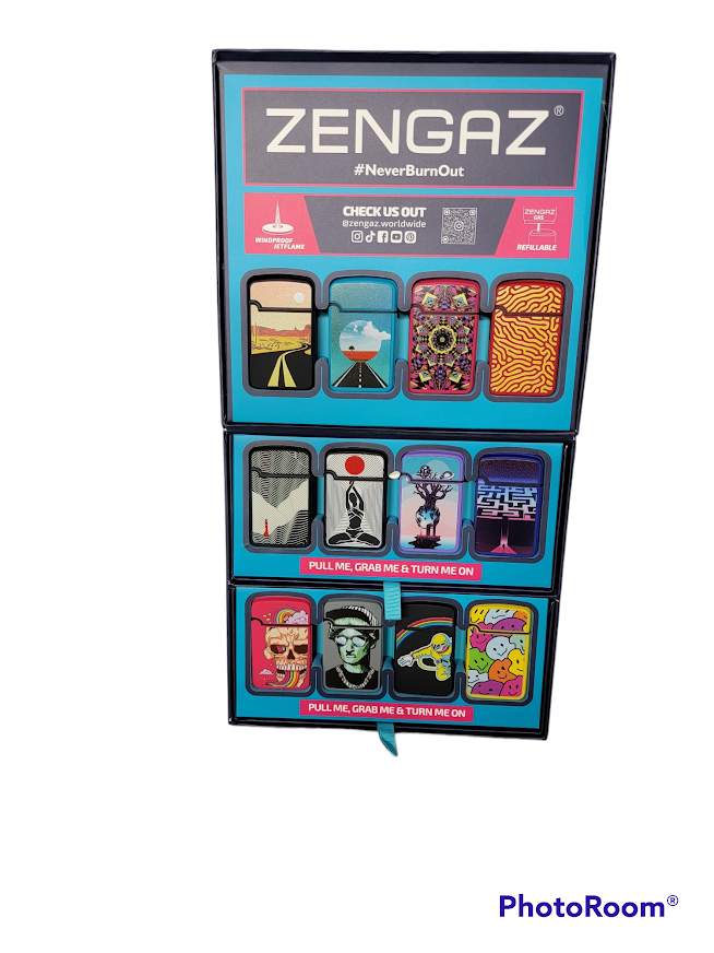 Zengaz Lighter - Cube Display