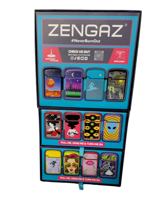 Zengaz Lighter - Cube Display