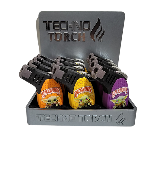 Techno Torch 12ct Display