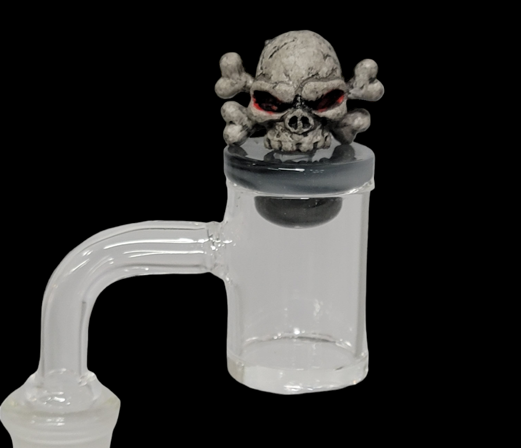 14mm Banger w/Skull Carb Cap