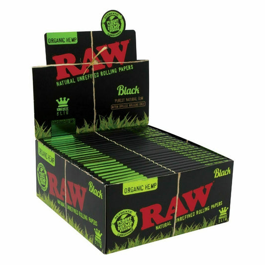 Raw Black King Slim - Organic Hemp