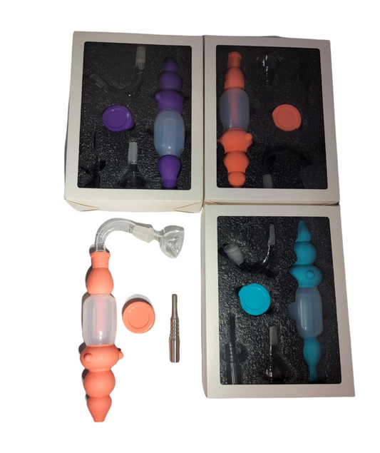 Silicone 2 in 1 Nectar Collector with Box