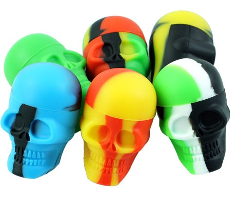 Silicone Skull Container 15ml - 5ct