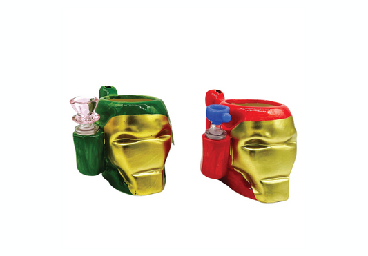 Ceramic Iron Man Mug Pipe