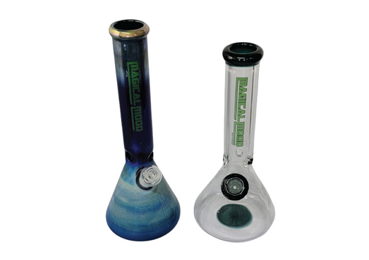 13" Magical Mood Glass Beaker Water Pipe (131)