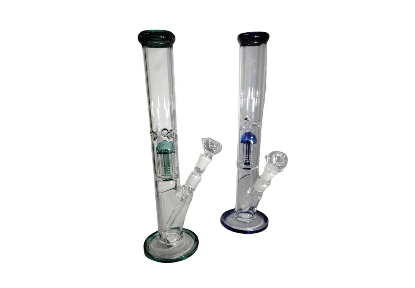 16" Glass Water Pipe with Octopus Perk (WP4121)