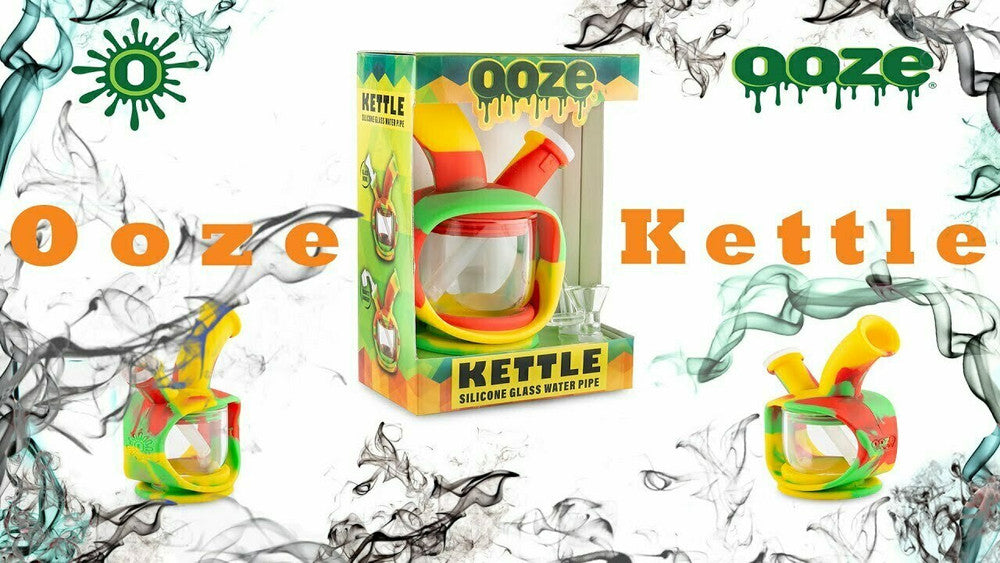 Ooze Kettle Silicone Glass Water Pipe