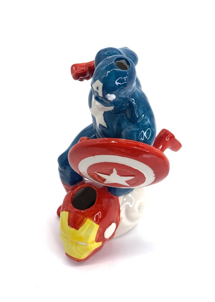 8" Ceramic America Waterpipe