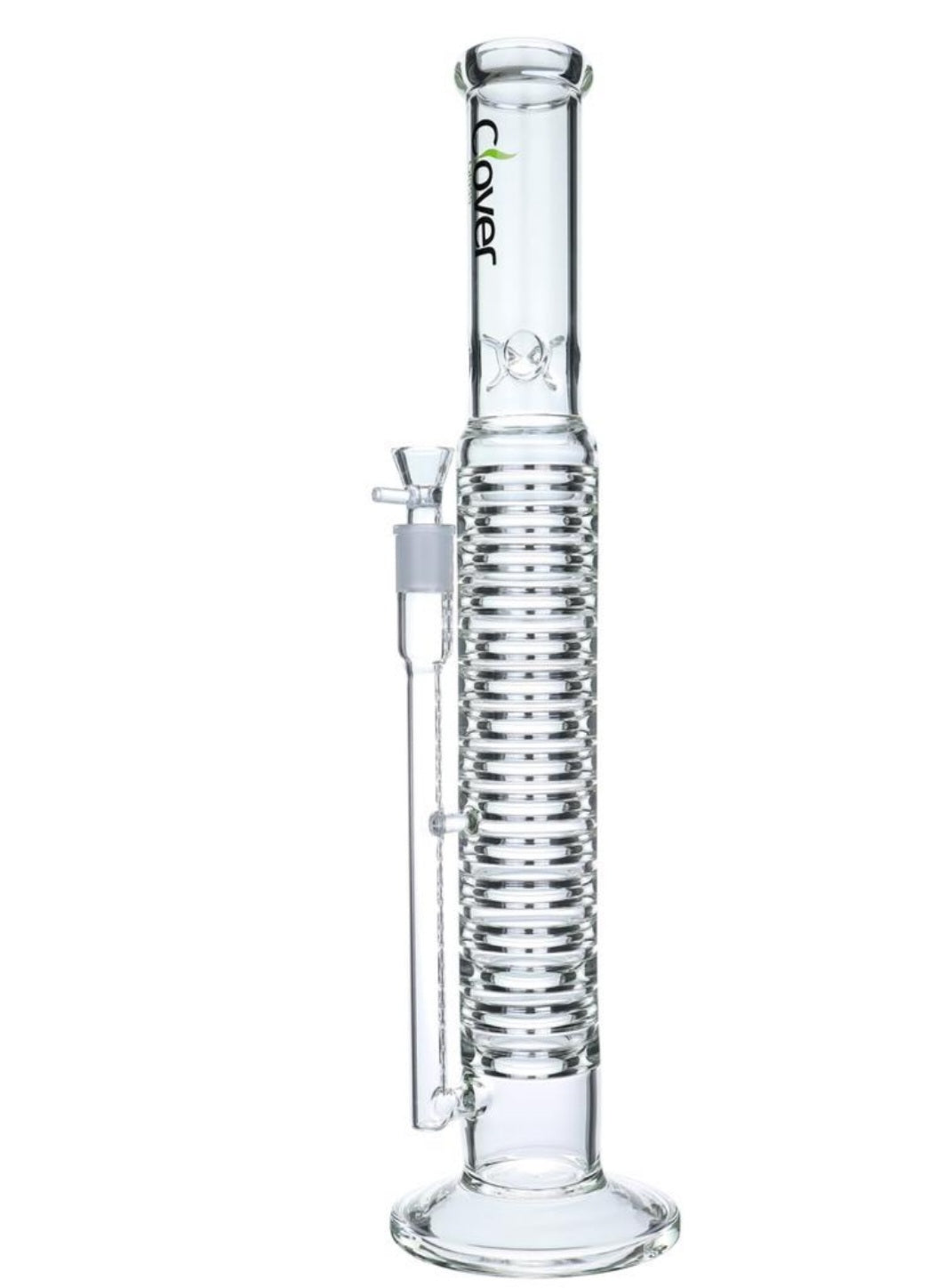 19.5" Clover Glass Water Pipe (WPA-284)