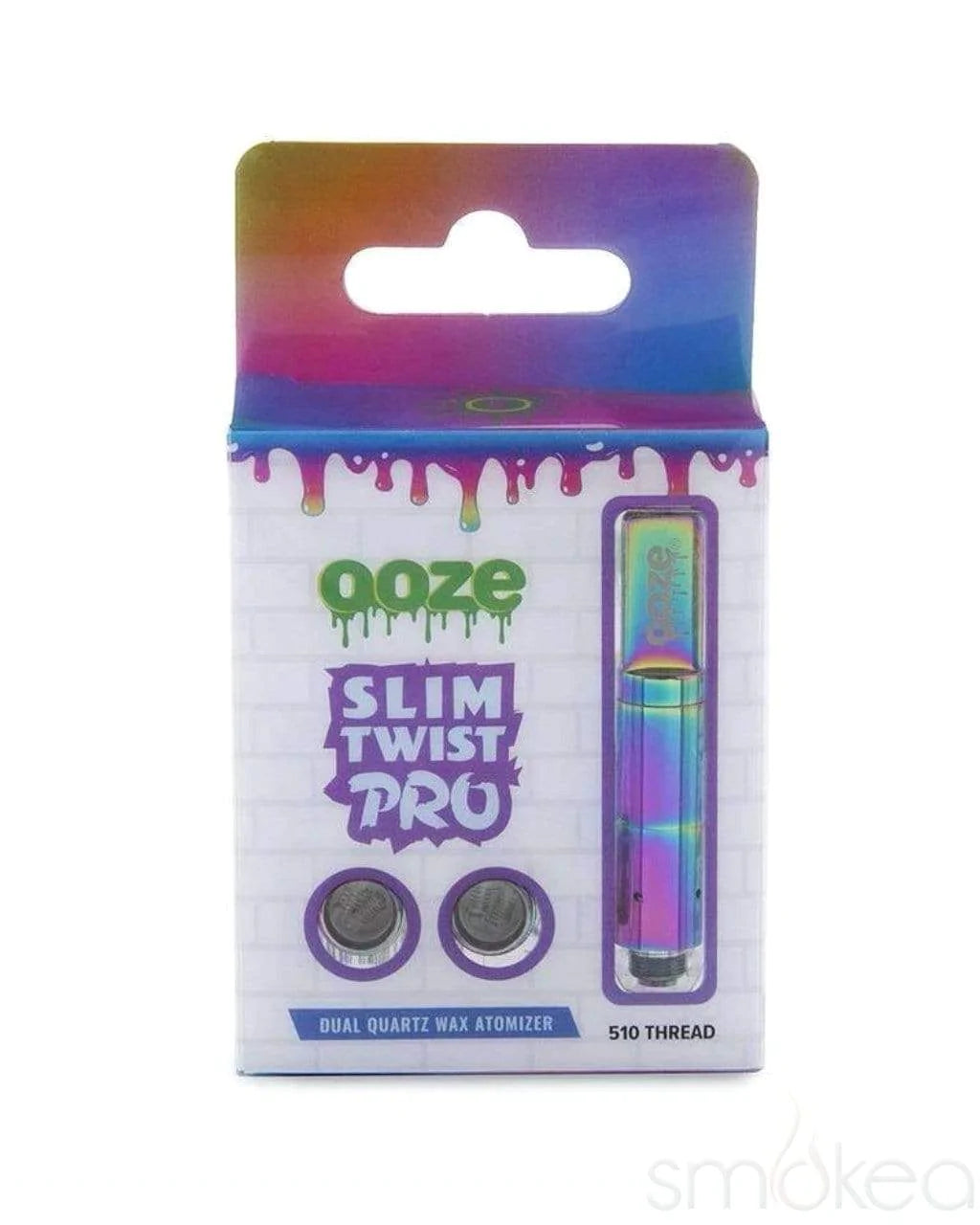 Ooze Slim Twist Pro Dual Quartz Wax Atomizer