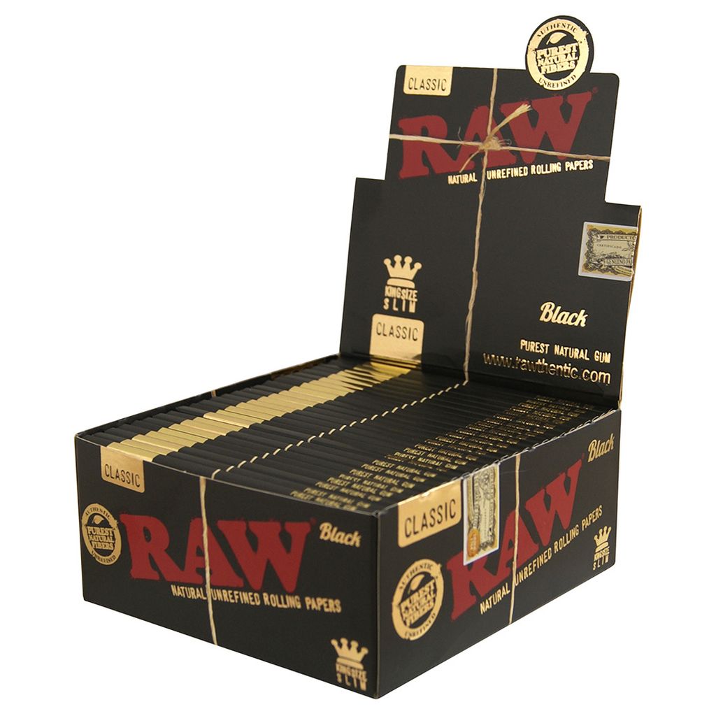 Raw Black King Slim - Classic