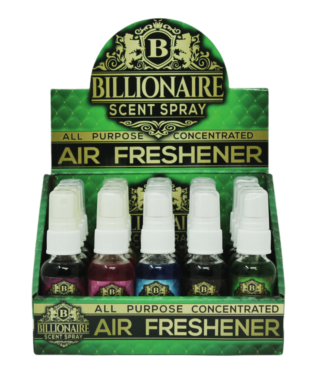 Billionaire Air Freshener Spray - 20ct Display