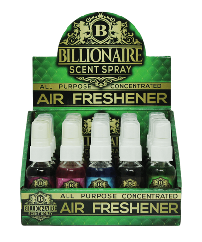 Billionaire Air Freshener Spray - 20ct Display