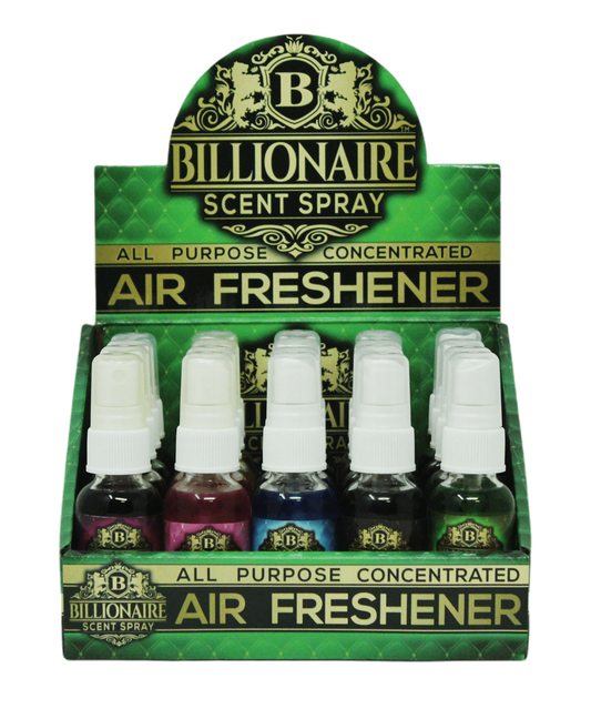 Billionaire Air Freshener Spray - 20ct Display