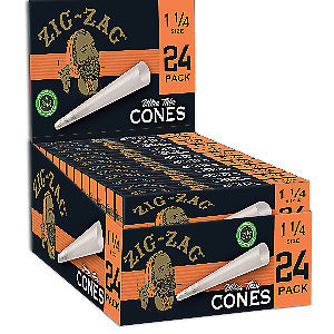 Zig-Zag 6pk Cone Display